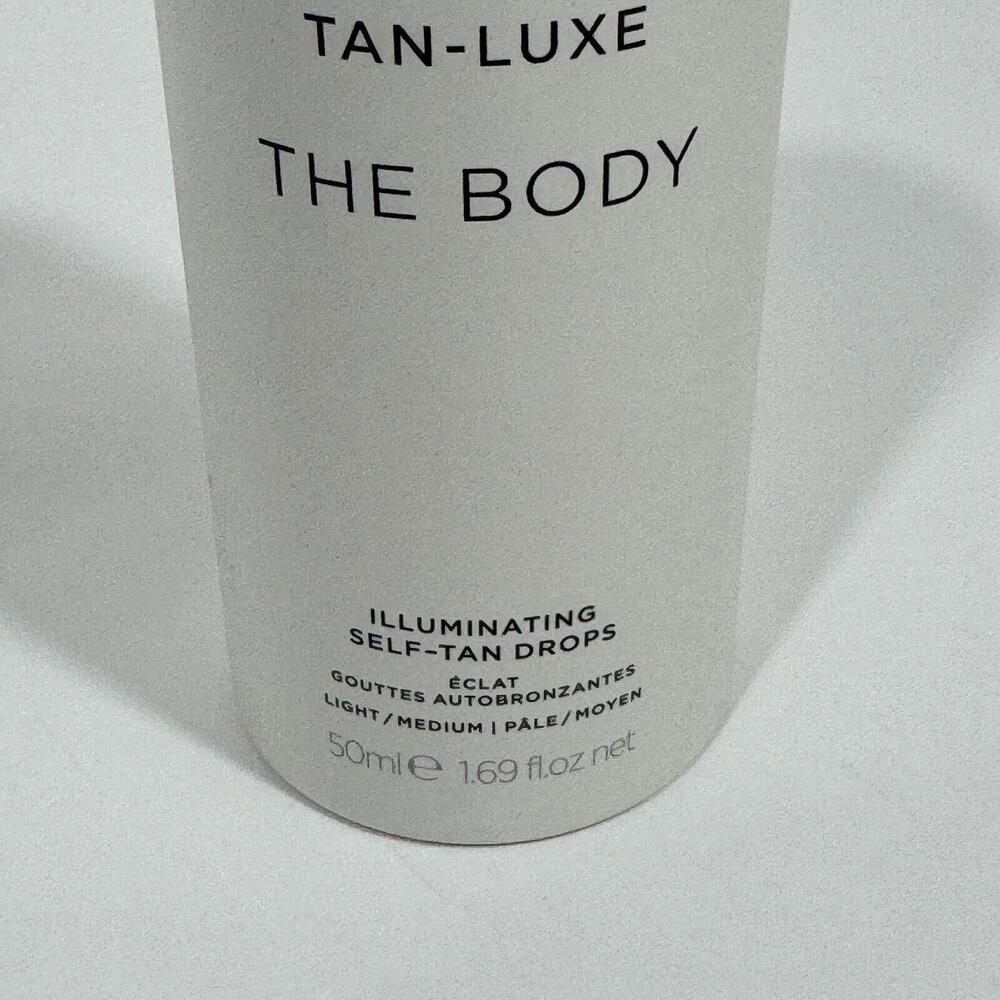 Tan-Luxe The Body Illuminating Self-Tan Drops Light Medium 50ml Tanning Skincare - Picture 2 of 7
